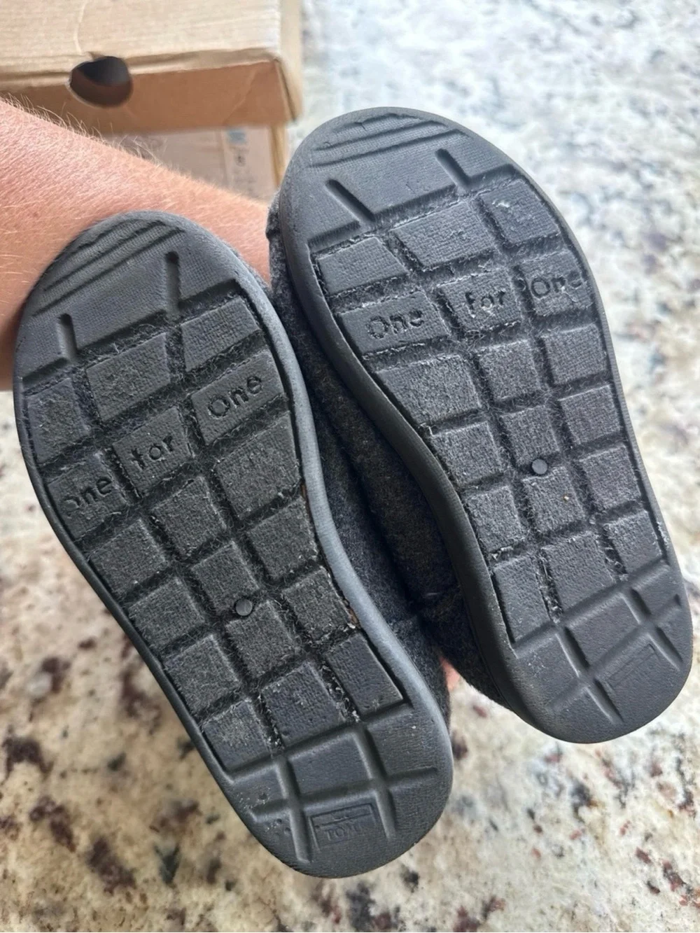 Toms Kids Charcoal Gray Boots